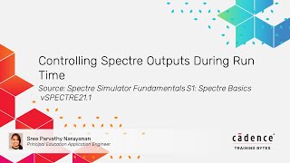 Controlling Spectre Outputs During Run Time