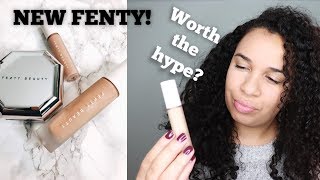 NEW FENTY BEAUTY CONCEALER &amp; POWDER REVIEW | IS IT WORTH THE HYPE?