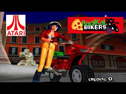 Radikal Bikers X Atari PIZZA DELIVERY ARCADE COIN OP!
