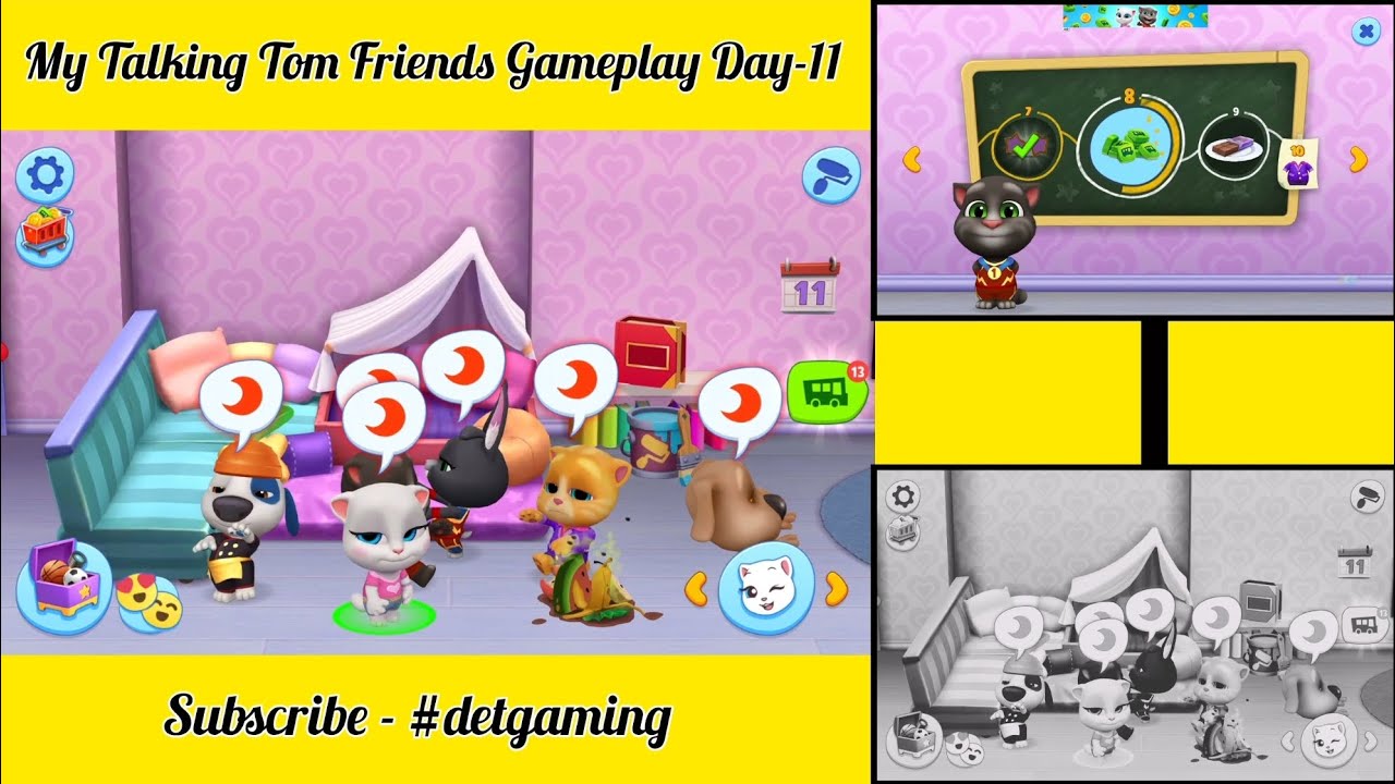 Texas Tom Reverse Tv Show My Talking Tom Friends vs Reverse Gameplay Part-11 | Daily ...