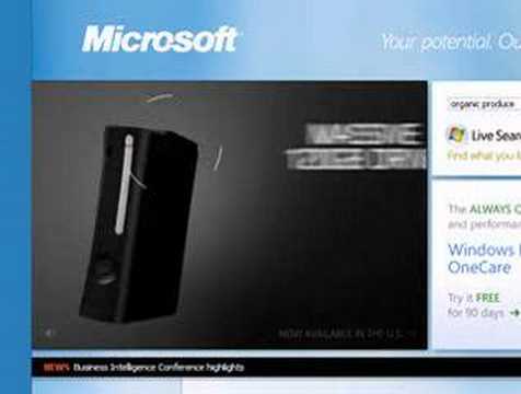 Microsoft.com Silverlight XBOX 360 Elite video