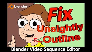 Blender VSE - Fix The Outline Around Images in the Blender Editor