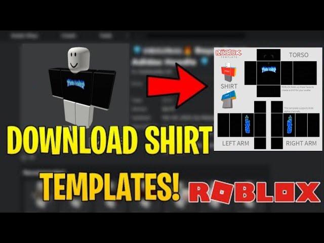 How To Get Shirt Template On Roblox Youtube - roblox clothing templates download
