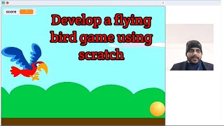 Develop flying bird game using scratch | computer | by Vivek sir screenshot 4