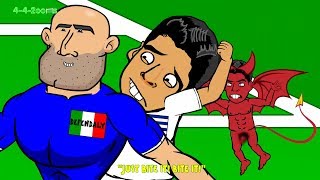 😁LUIS SUAREZ BITE on Chiellini😁 Italy vs Uruguay by 442oons 0-1(World Cup Cartoon 24.6.14) BeatIit Resimi