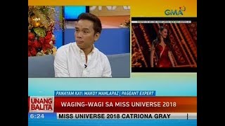 UB: Panayam kay Makoy Manlapaz, pageant expert UB: Panayam kay Makoy Manlapaz, pageant expert