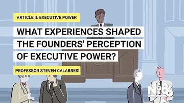 What experiences shaped the Founders’ perception of executive power? [No. 86 ]