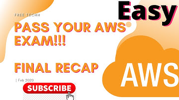 AWS exam preparation in 30 minutes [Solutions architect associate] 2022