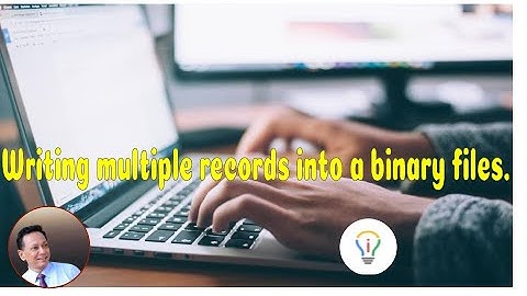 Multiple Records | Binary file | Class 12
