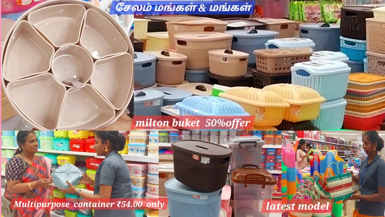 Salem Mangal &Mangal latest kitchen storage organisers|latest multipurpose storage items containers|