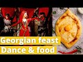 Traditional music and dance in Georgian Restaurant.MUST TRY! Грузинская музыка и танцы