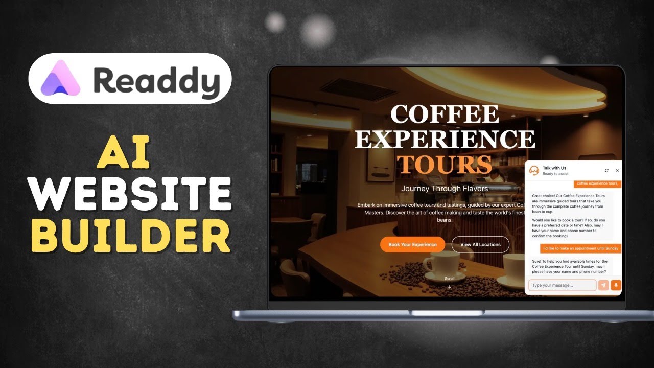 How to Make a Business Website with AI Agent | Readdy Tutorial 2025 ...