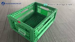plastic storage foldable crate