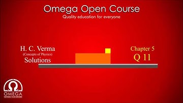 H. C. Verma Solutions - Chapter 5, Question 11
