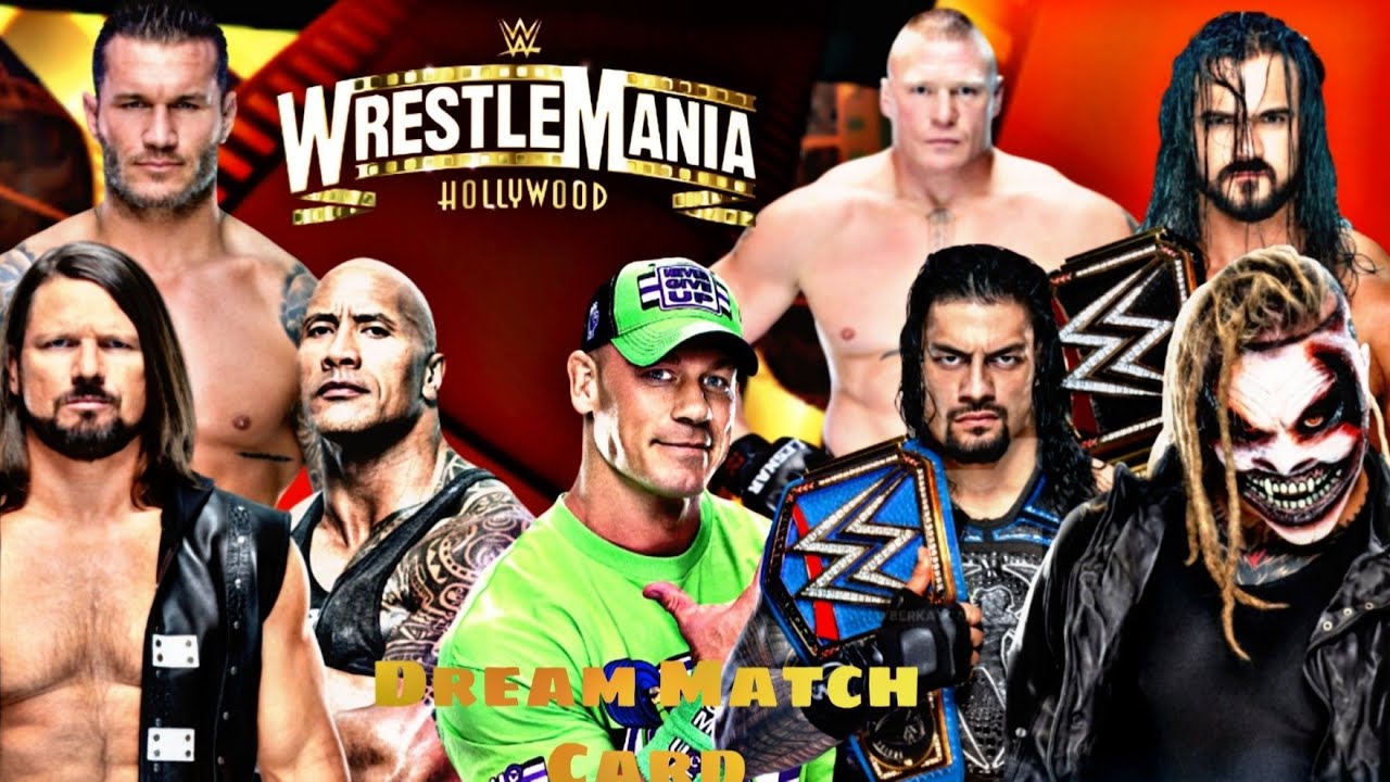 WWE WRESTLEMANIA 37 DREAM MATCH CARD PREDICTIONS V2 2021 ...