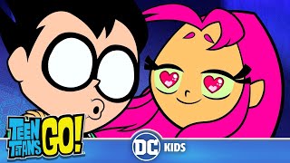 Teen Titans Go! | Robin & Starfire: The Love Story | @DC Kids