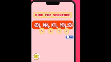 Find the sequence - Answer in 3 seconds | #shorts | #quiz #puzzle | #shortsfeed | #ytshorts