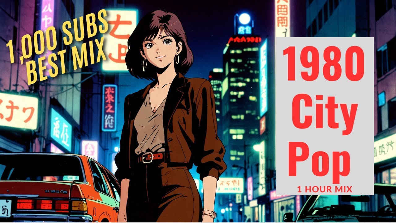 1K Subs Celebration Mix] 1980s Tokyo City Pop – 1-Hour Night