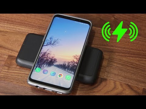 A True Wireless Charger (without Wires) for Galaxy S9, Note 8, iPhone X & more.