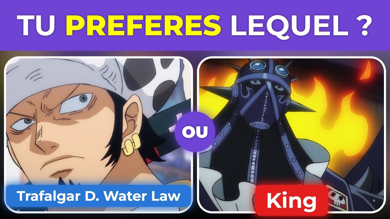 Tu Préfères quel Personnage de One Piece ? - YouTube