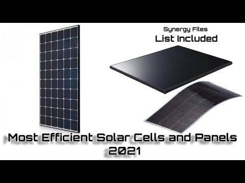 Most Efficient Solar Cell & Panels 2021 (List Included)