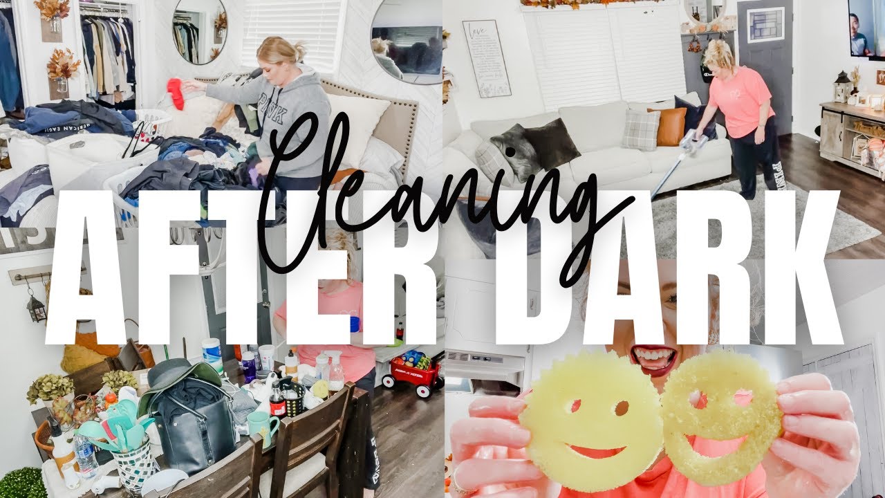 NEW AFTER DARK CLEANING MOTIVATION | MAJOR LAUNDRY MOTIVATION 2021 | NEW NIGHT TIME CLEAN WITH ME