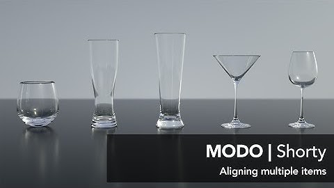 MODO | Aligning Multiple Items