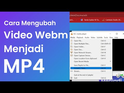 Video: Bagaimana cara mengonversi video YouTube ke WebM?