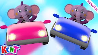 Kent el Elefante | Aprende los colores con el coche de juguete Kent | Vídeos de aprendizaje