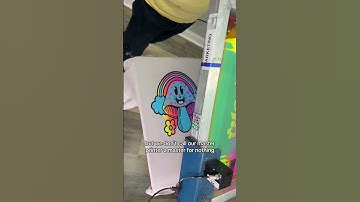 Can we MIX and MATCH our COLORFUL Puff Ink to create ONE Amazing Design?! 🌈✨ #shortstiktok #artist