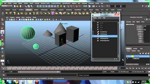Maya 2011 Parenting and Layers
