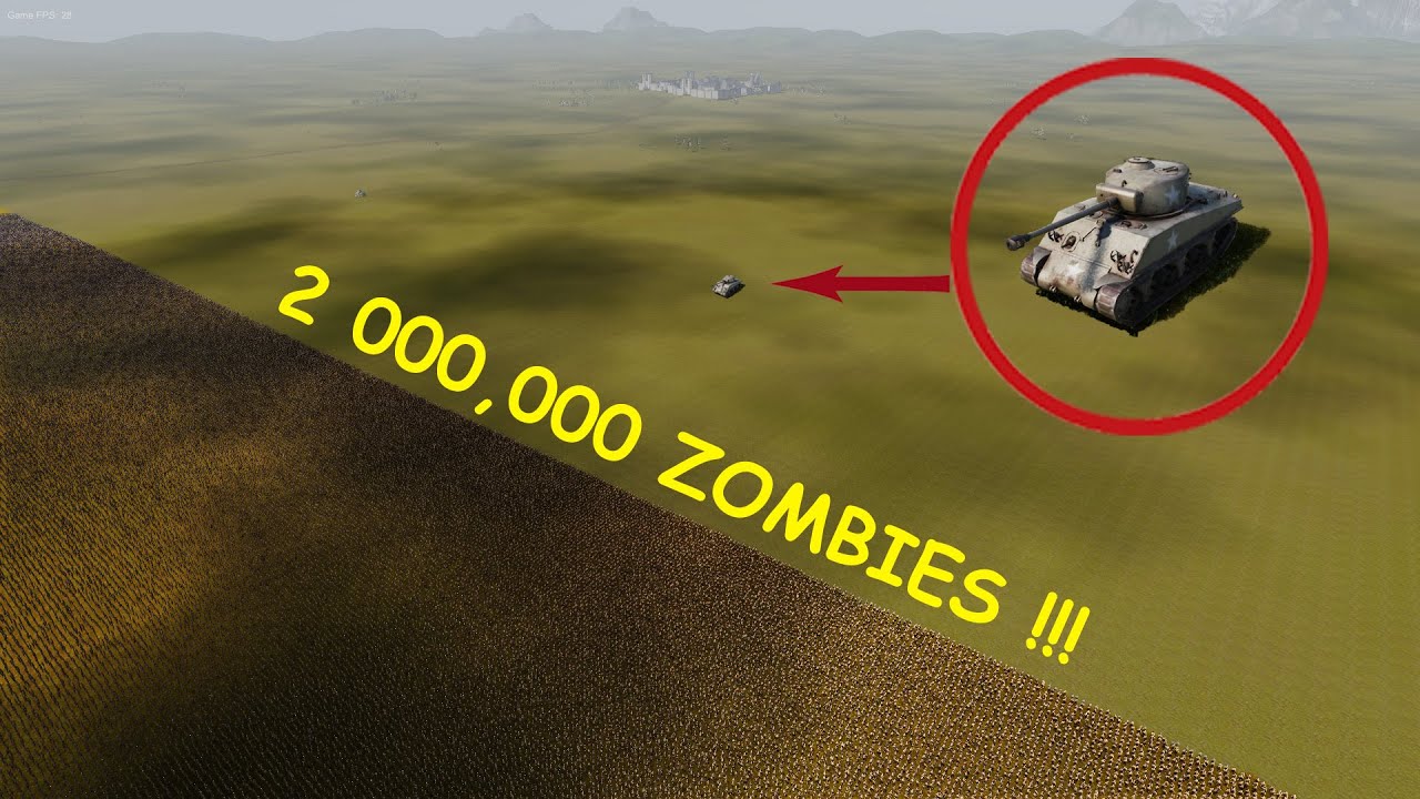 Super TANK destroyed 2,000,000 zombies??😳😲 UEBS 2 Ultimate Epic Battle Simulator 2