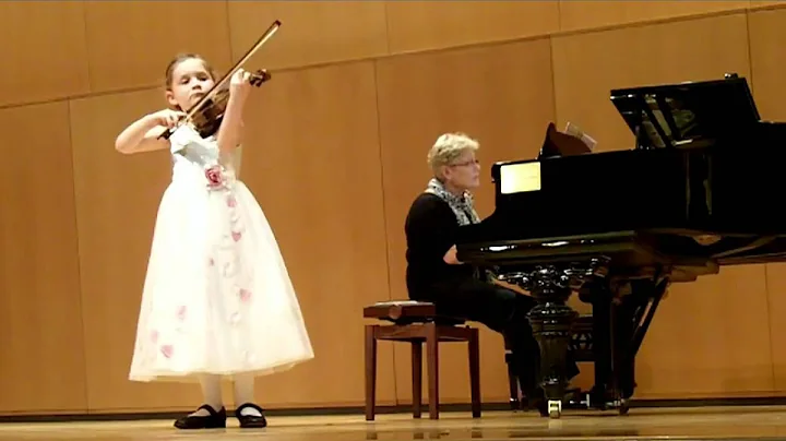 Alma Deutscher (aged 6) playing Seitz, violin Conc...