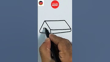 Draw a simple house using these simple steps #shorts #ashortaday Canvassing Passion