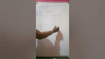 #viralvideo Find the largest number of 4-digits  divisible by 12,15 and 18