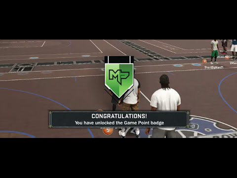 how-to-get-the-"game-point"-park-badge!-2k17-badge-tutorial