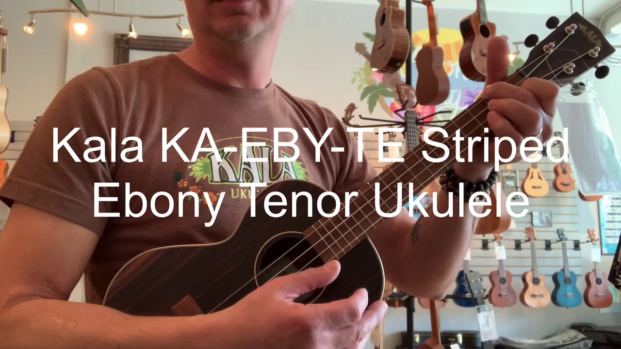 Kala Premier Exotic Ebony Concert Ukulele Demo/Review at Aloha