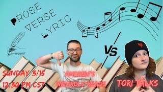 Prose Verse Lyric Game Show Episode 2