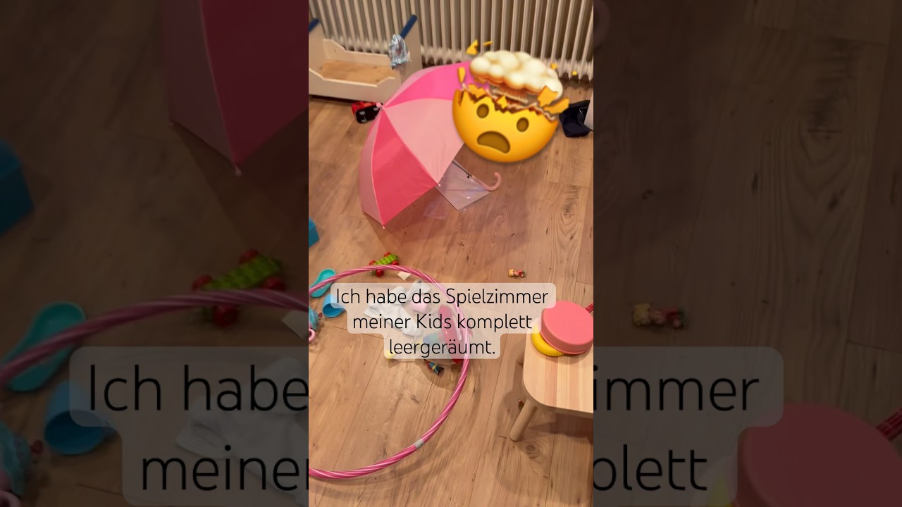 Reaktion meiner Kids auf das LEERE Spielzimmer 