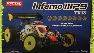 Kyosho Inferno MP9 TKI3 Unboxing 1/8 Scale Off-Road Nitro Buggy