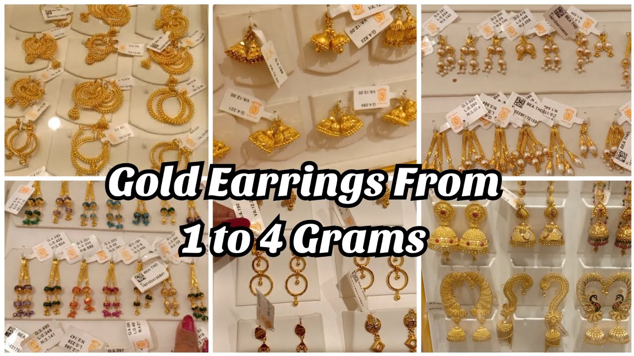 Visiri Thodu Models Gold Covering Jewellery Traditional Ear Studs Online  ER21706