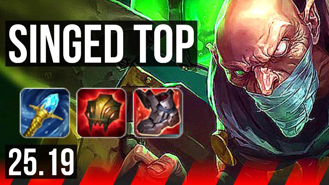 SINGED vs SETT (TOP) | 1400+ games, 8/3/9 | KR Master | 25.19