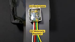 DIY Motorcycle Regulator #motorcycles #diy