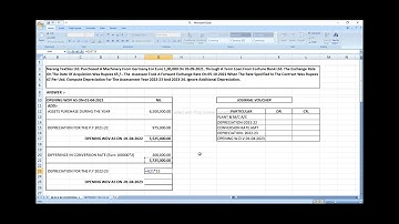 DEPRECIATION on Import/Export Assets || Import ऑर Export Assets पर Depreciation कैसे lgaye ||