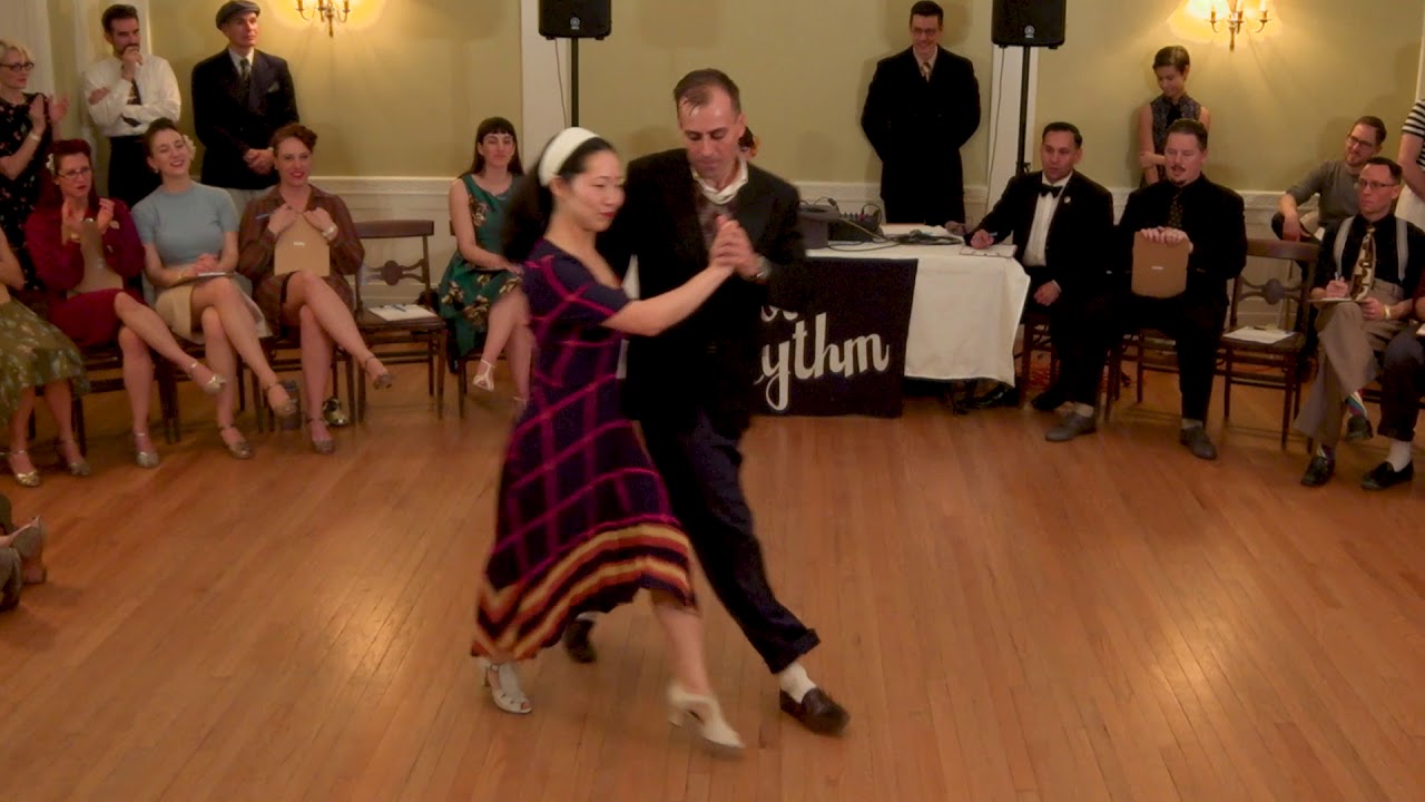 Jennifer Lee and Jeremy Otth Hot Rhythm Holiday 2018 Invitational Balboa Jack Carey