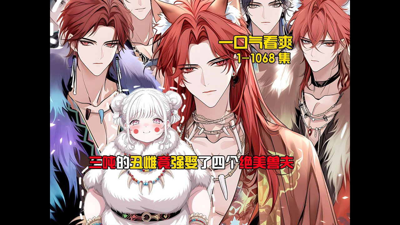 《娇软雌性会疗愈，兽夫深陷修罗场》3小时超长尊享版1-1068集，300斤的苗条美女竟强娶了四个绝美兽夫  #二次元 #漫画解说 #小说  #兽世 #恋爱 #有声漫画