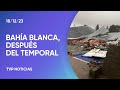 Las consecuencias del temporal en Bahía Blanca