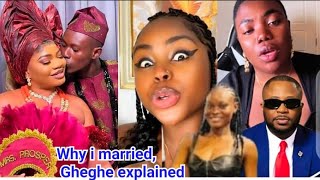 Gheghe finally came out to explain why he got married, his explanation sparked a lot of reaction 😂 