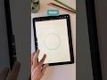 How to DRAW the PERFECT CIRCLE in PROCREATE #procreate #arttutorials #procreateart #procreatetrick