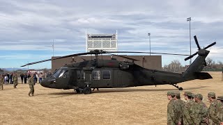 UH-60 Black Hawk Lands at My School